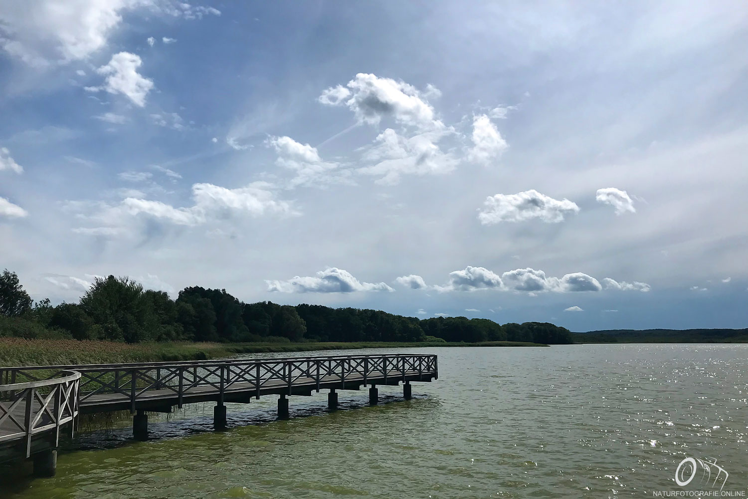 Foto vom Steg am Schmachter See