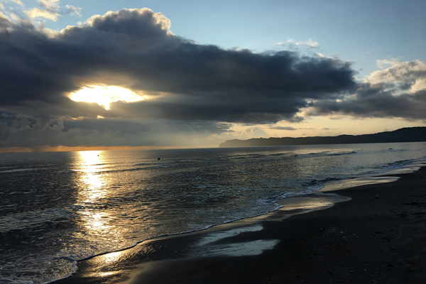 Sonnenaufgang am Binzer Strand