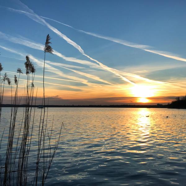 Chemtrails über dem Müggelsee